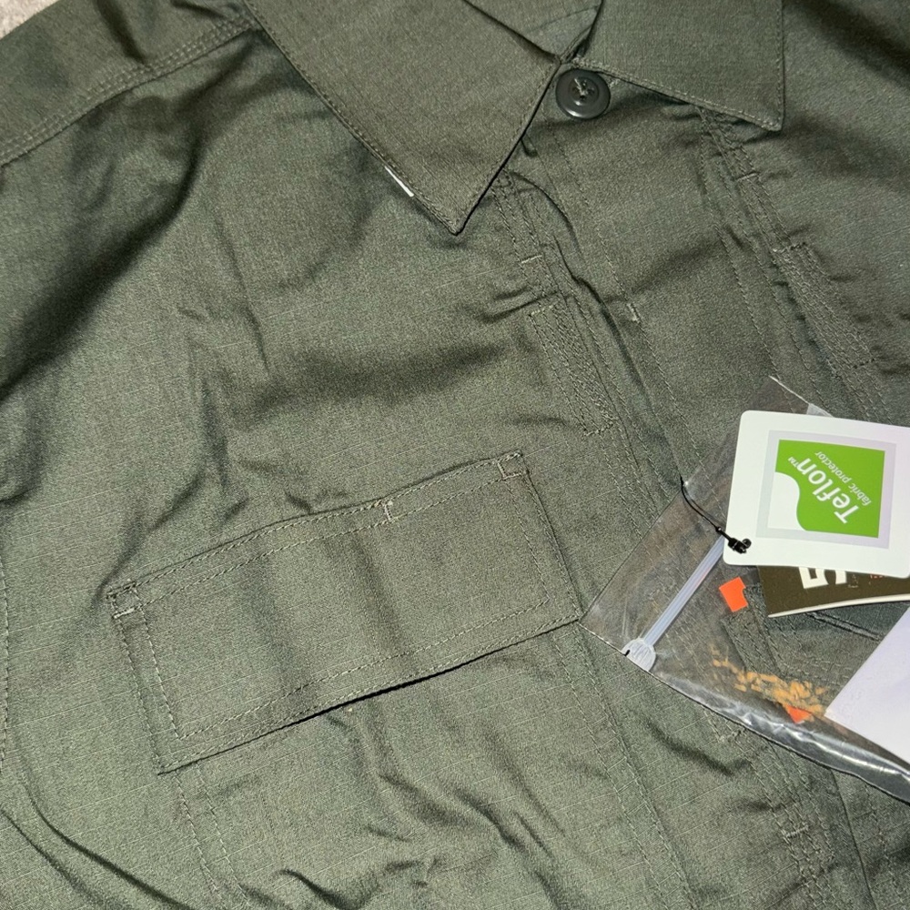 5.11 Tactical Tdu Green Long Sleeve Shirt Medium Military Police - Picture 9 of 11